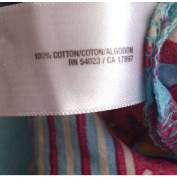 OLD NAVY TURQUOISE & PINK DRESS/TUNIC SZ.XS EUC - Picture 5 of 5